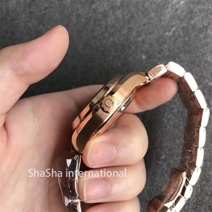 【V6厂】欧米茄海马系列150M女款全金咖面一比一精仿手表 (3).jpg