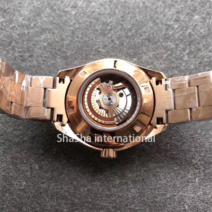 【V6厂】欧米茄海马系列150M女款全金咖面一比一精仿手表 (6).jpg