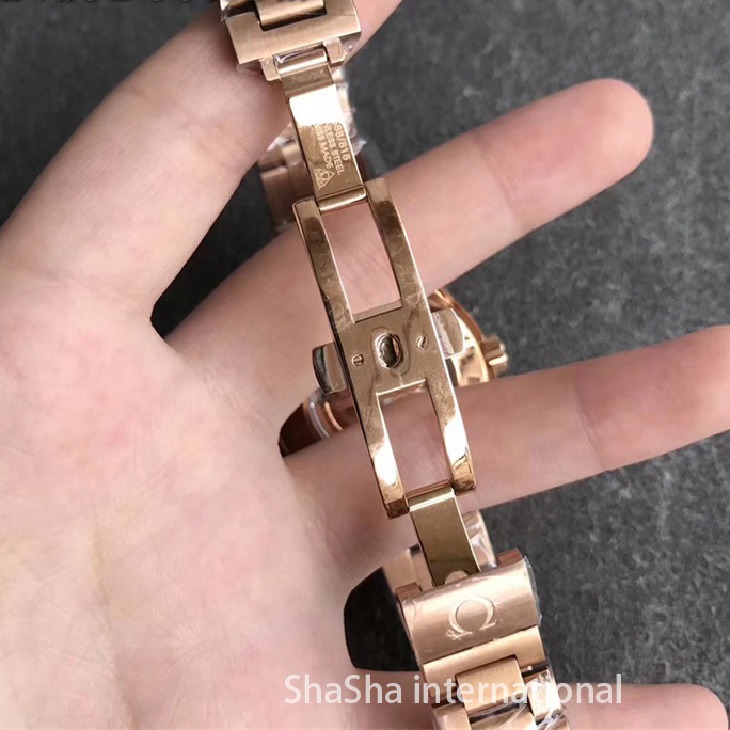 【V6厂】欧米茄海马系列150M女款全金咖面一比一精仿手表 (7).jpg