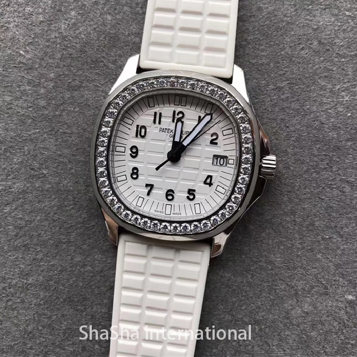 【JJ厂超A】百达AQUANAUT 5067系列钻圈女士白面复刻手表 (5).jpg