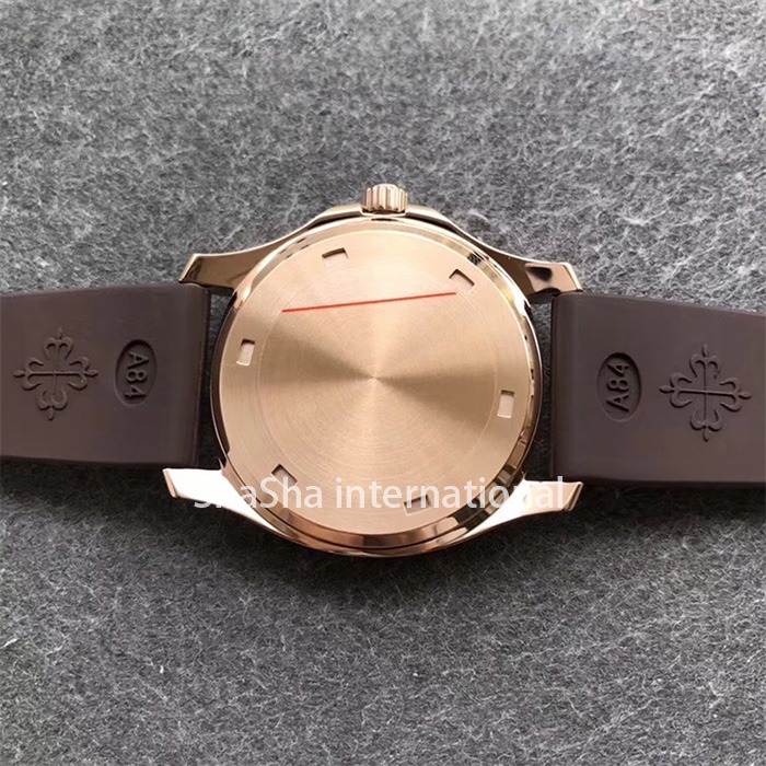 【台湾厂】百达翡丽AQUANAUT 5067系列钻圈表金壳咖面女士一比一精仿手表 (3).jpg