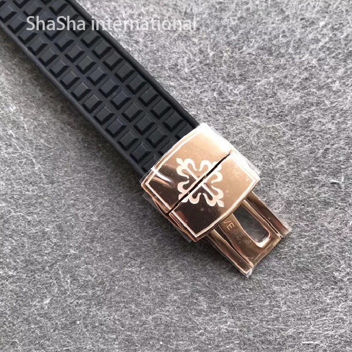 【台湾厂】百达翡丽AQUANAUT 5067系列钻圈表金壳黑面女士一比一精仿手表 (7).jpg