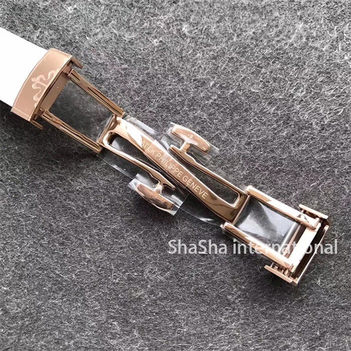 【台湾厂】百达翡丽AQUANAUT 5067系列钻圈表金壳白面女士一比一精仿手表 (8).jpg