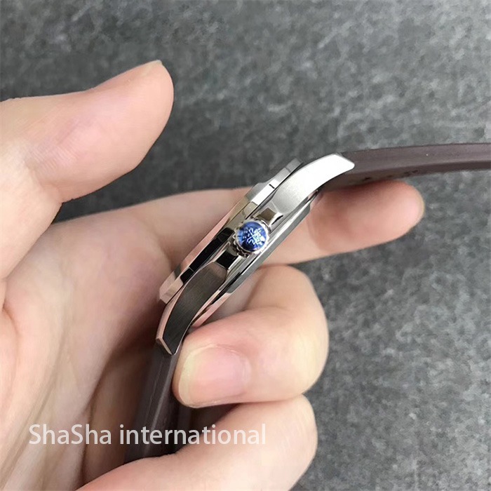 【台湾厂】百达翡丽AQUANAUT 5067系列钻圈咖面一比一精仿女表 (3).jpg