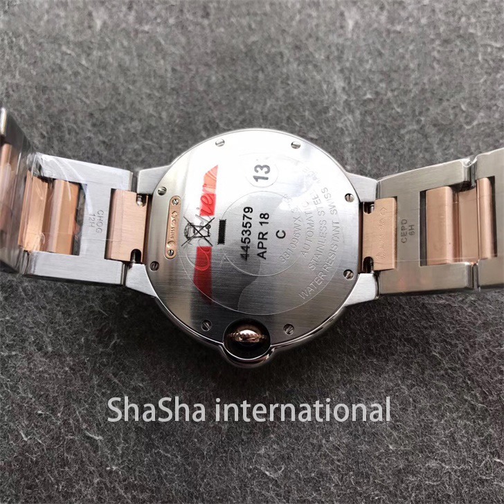 【V6厂超A】卡地亚蓝气球33毫米玫金圈精仿女表 (6).jpg