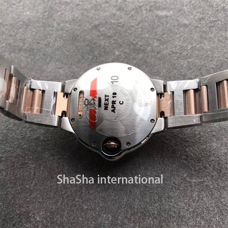 【V6厂超A】卡地亚蓝气球33毫米玫金圈精仿女表 (6).jpg