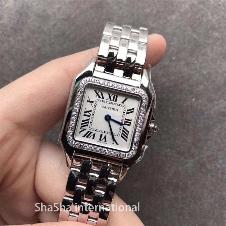 【GF厂超A】卡地亚猎豹系列钻圈一比一石英女表 (5).jpg