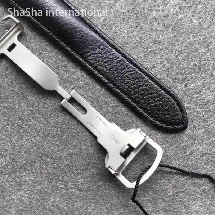 【GP厂超A】卡地亚女款SOLO坦克系列鳄鱼皮带版精仿手表 (8).jpg