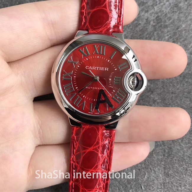 【V6厂超A】卡地亚蓝气球系列中国红限量款精仿手表.jpg