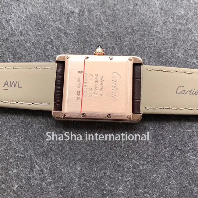 【TK厂】卡地亚坦克系列TANK LOUIS金壳中号精仿手表 (6).jpg