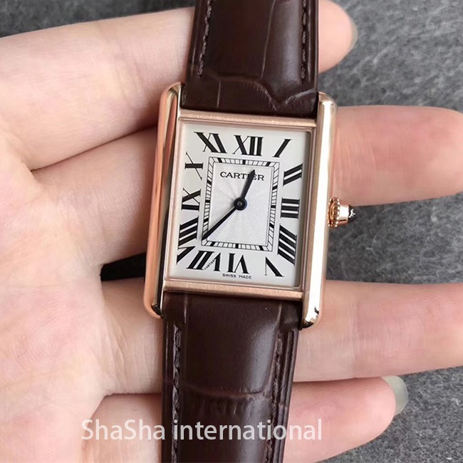 【TK厂】卡地亚坦克系列TANK LOUIS金壳中号精仿手表.jpg