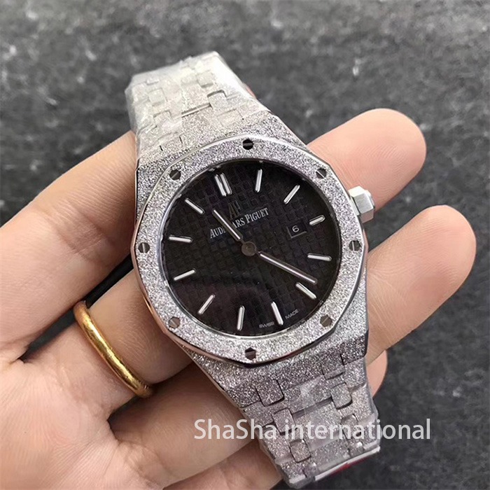 【OM厂】爱彼皇家橡树系列“霜金”女士超薄石英黑面一比一精仿手表 (1).jpg