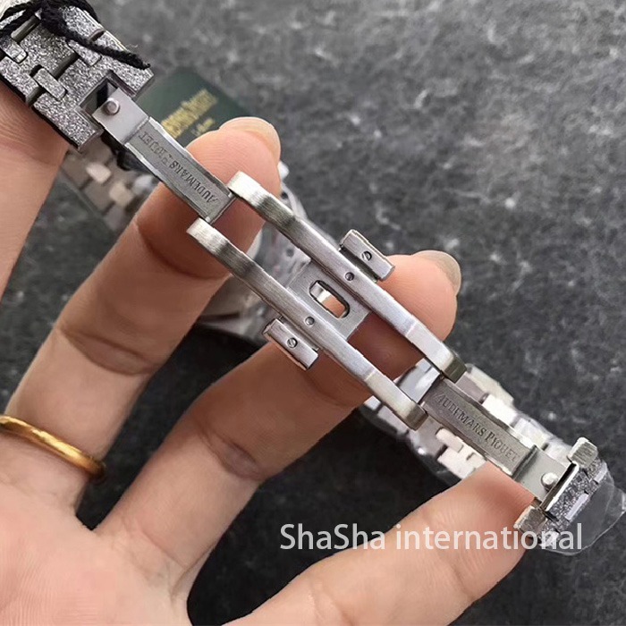 【OM厂】爱彼皇家橡树系列“霜金”女士超薄石英黑面一比一精仿手表 (7).jpg