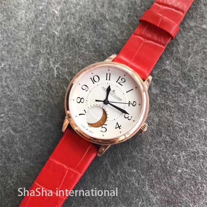 2017日内瓦表展积家约会系列大月相金壳皮带女士精仿手表 (6).jpg