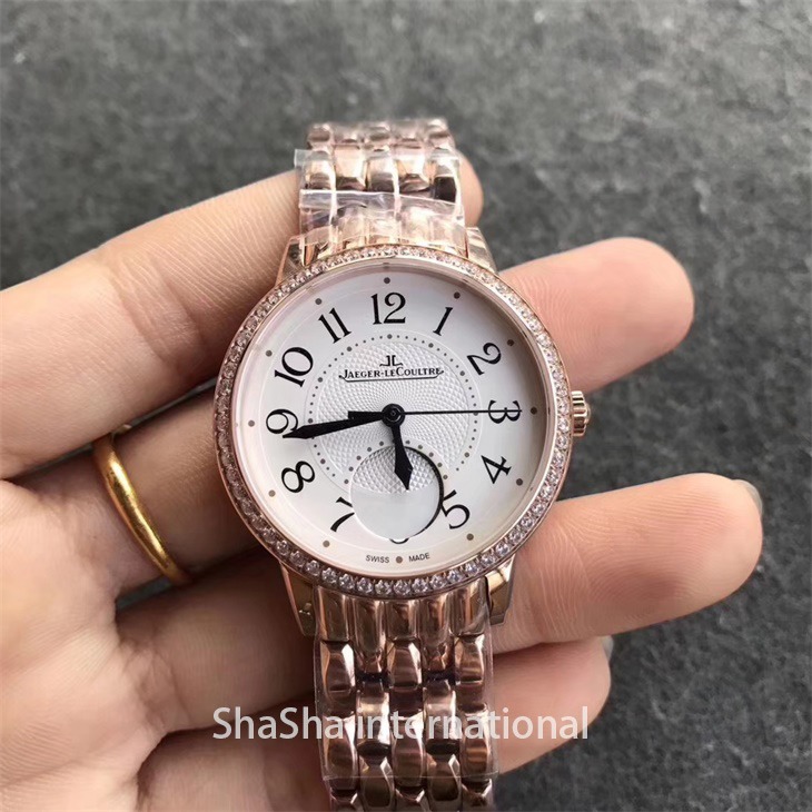 2017日内瓦表展积家约会系列大月相钻圈金壳钢带女士精仿手表.jpg