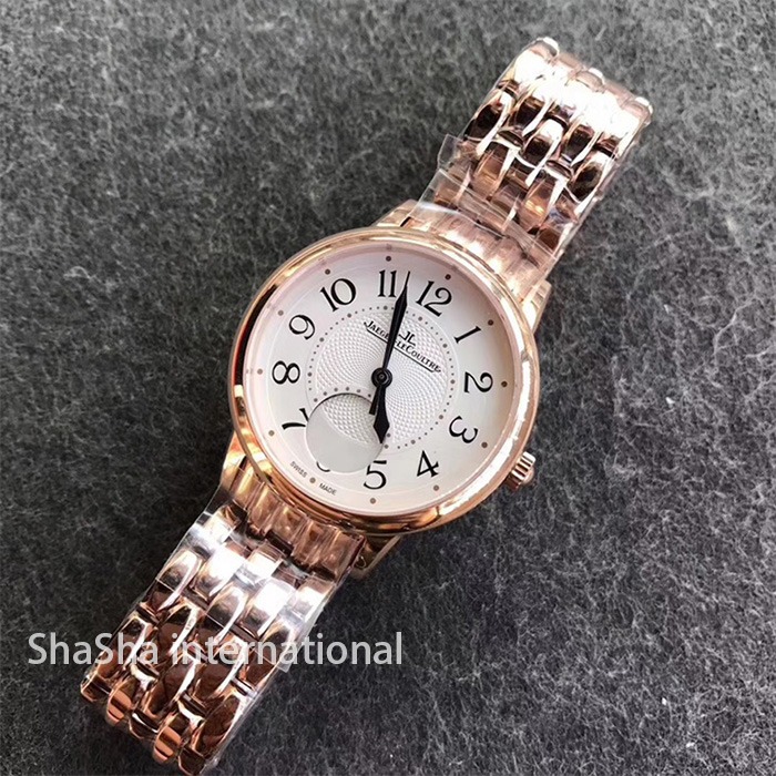 2017日内瓦表展积家约会系列大月相金壳钢带女士精仿手表 (6).jpg