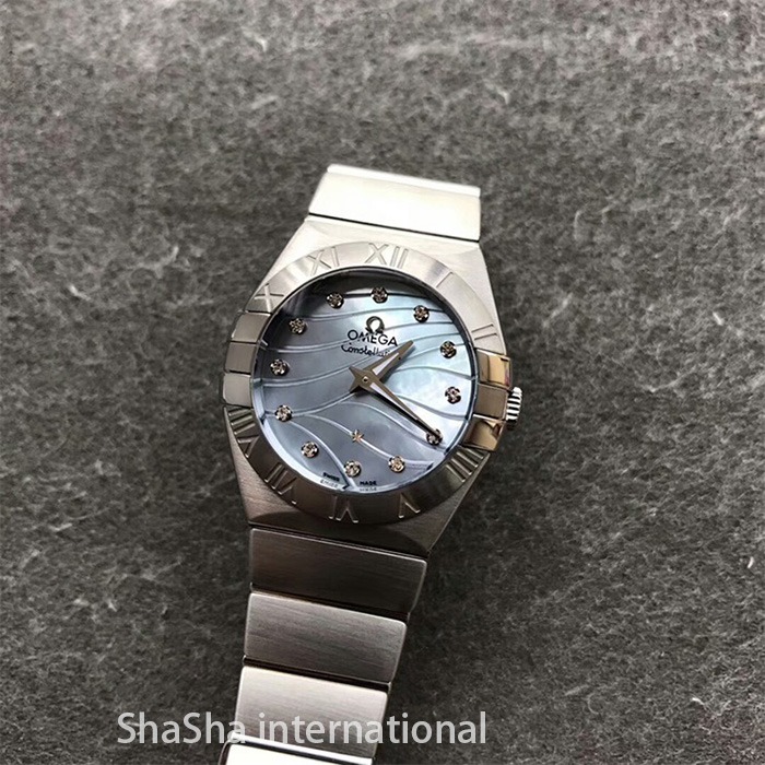 【SSS厂超A】欧米茄（Omega）星座系列蓝面石英女士一比一精仿手表 (5).jpg