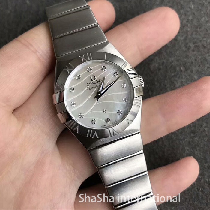 【SSS厂超A】欧米茄（Omega）星座系列白面石英女士一比一精仿手表 (2).jpg