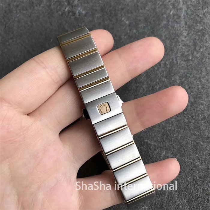 【SSS厂超A】欧米茄（Omega）星座系列白面间金钻圈石英女士一比一精仿手表 (7).jpg