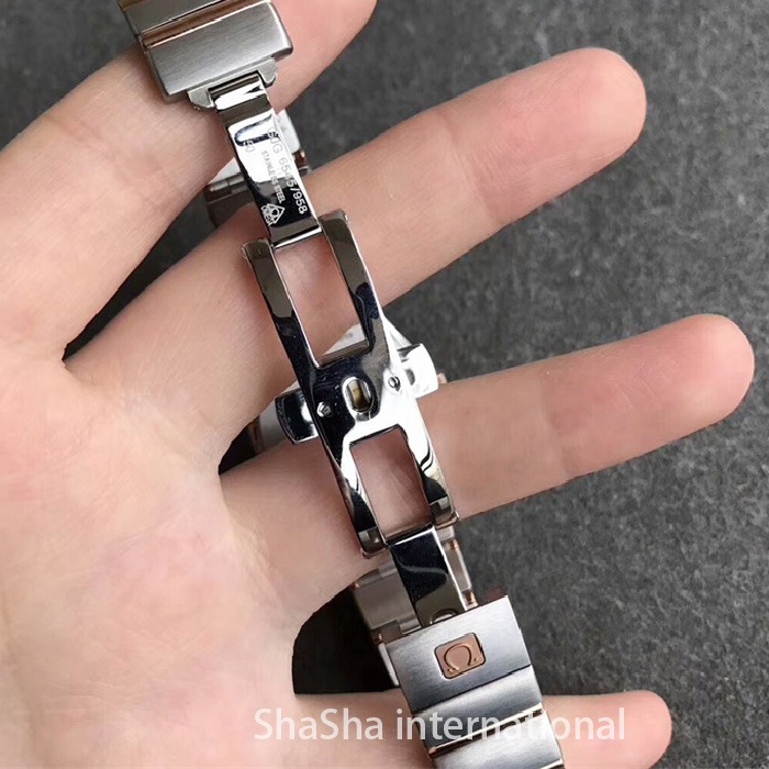 【SSS厂超A】欧米茄（Omega）星座系列白面间金石英女士一比一精仿手表 (5).jpg