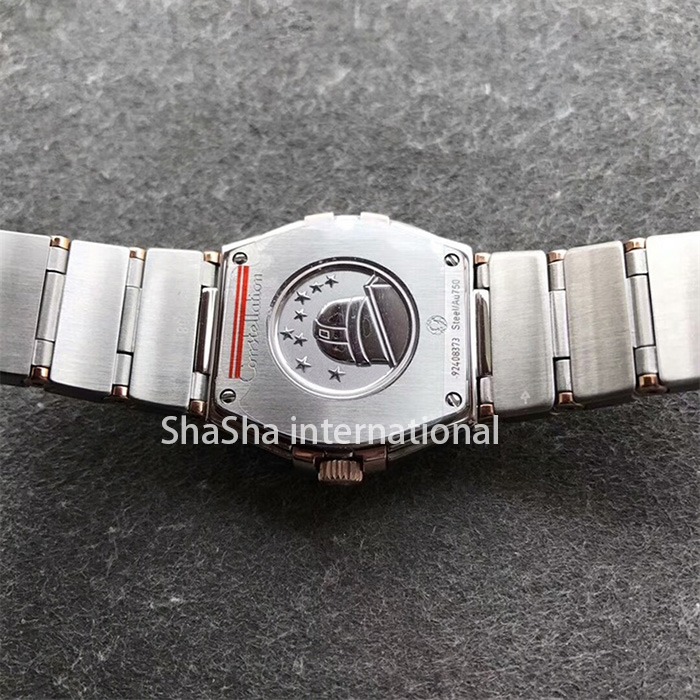 【SSS厂超A】欧米茄（Omega）星座系列白面间金石英女士一比一精仿手表 (6).jpg