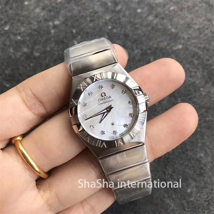 【SSS厂超A】欧米茄（Omega）星座系列白面一比一石英手表 (7).jpg