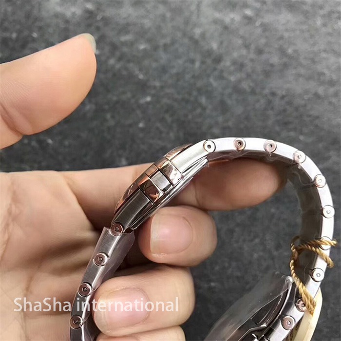 【SSS厂超A】欧米茄（Omega）星座系列间玫金粉面一比一石英手表 (7).jpg