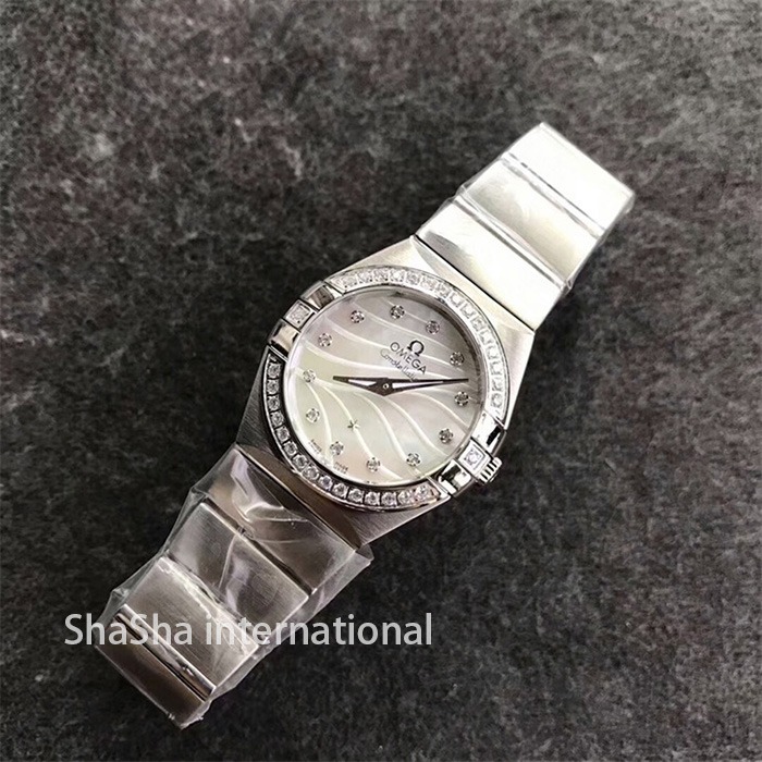 【SSS厂超A】欧米茄（Omega）星座系列钻圈白面一比一石英手表 (7).jpg