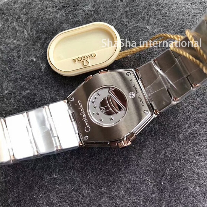 【SSS厂超A】欧米茄（Omega）星座系列间玫金钻圈粉面一比一石英手表 (4).jpg