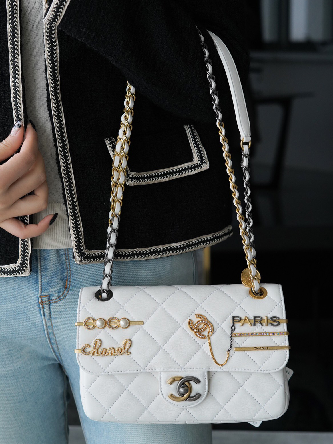 CHANEL-램스킨 플랩 백-41