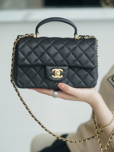 CHANEL-탑 핸들 클래식 플랩 백-61