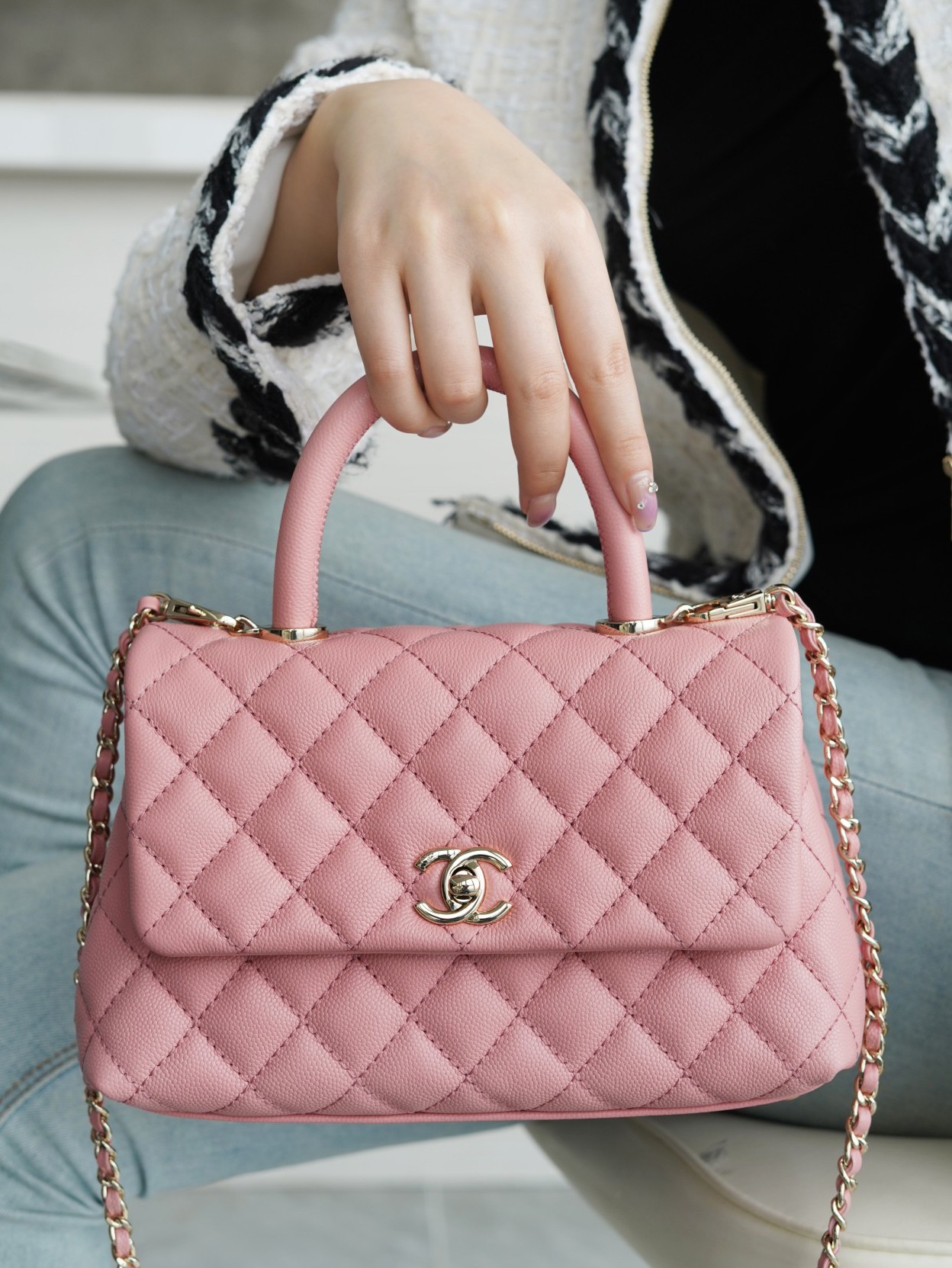 CHANEL-코코핸들 플랩백(24CM)-70