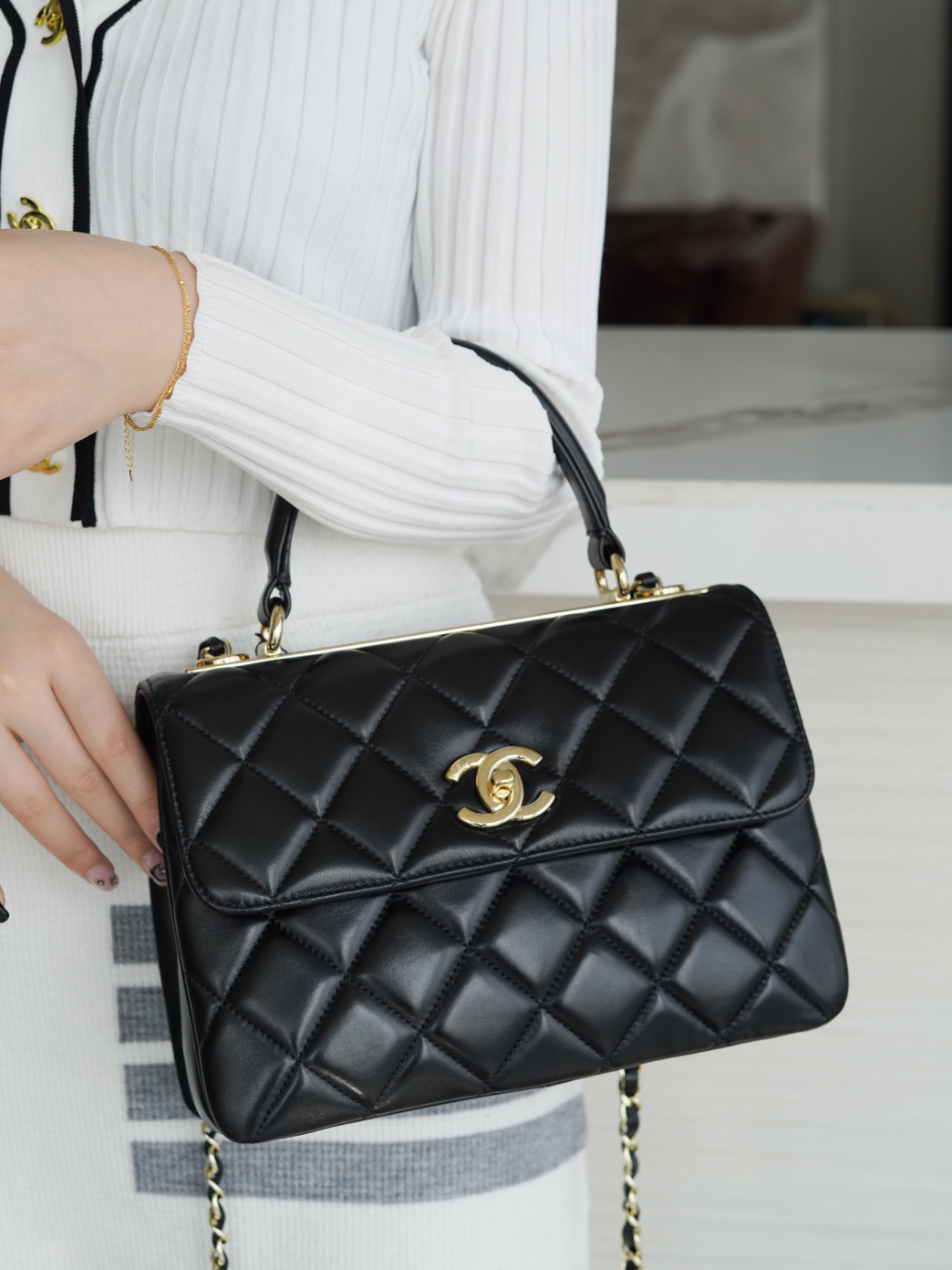 CHANEL-코코핸들 플랩백(25CM)-92