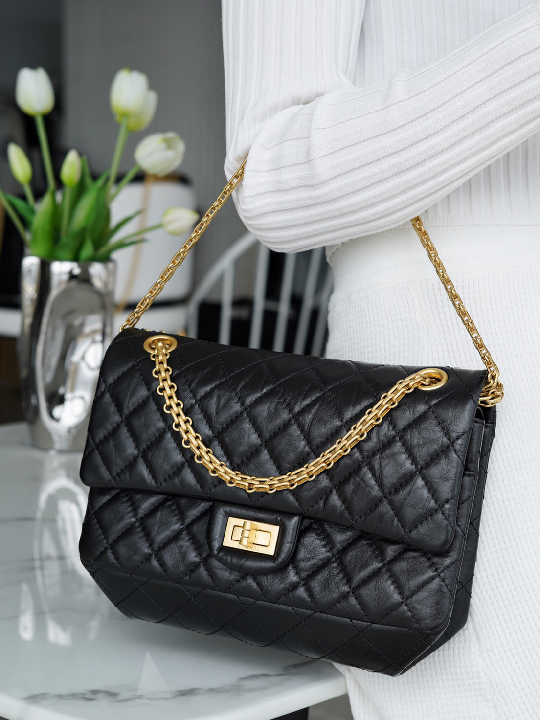 CHANEL-빈티지 2.55 플랩백-104