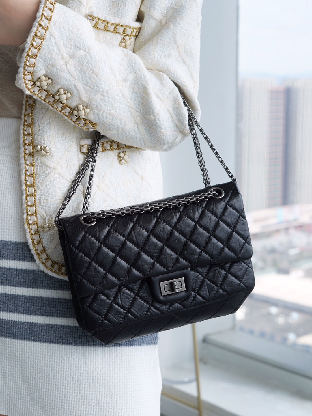 CHANEL-빈티지 2.55 플랩백-105