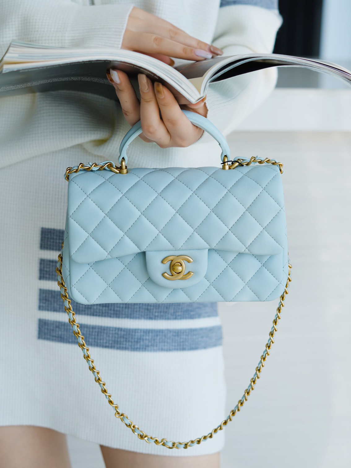 CHANEL-코코핸들 플랩백-116