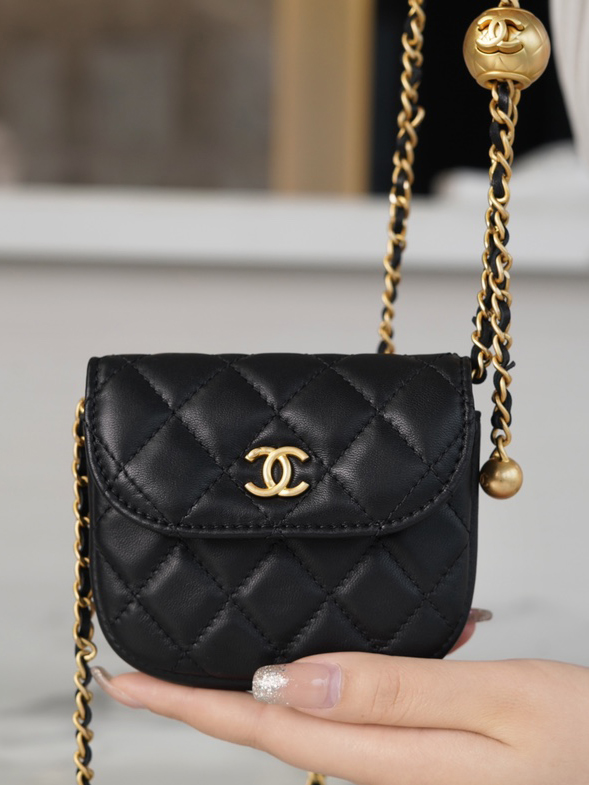 CHANEL-골드백 플랩 미니 체인백-118