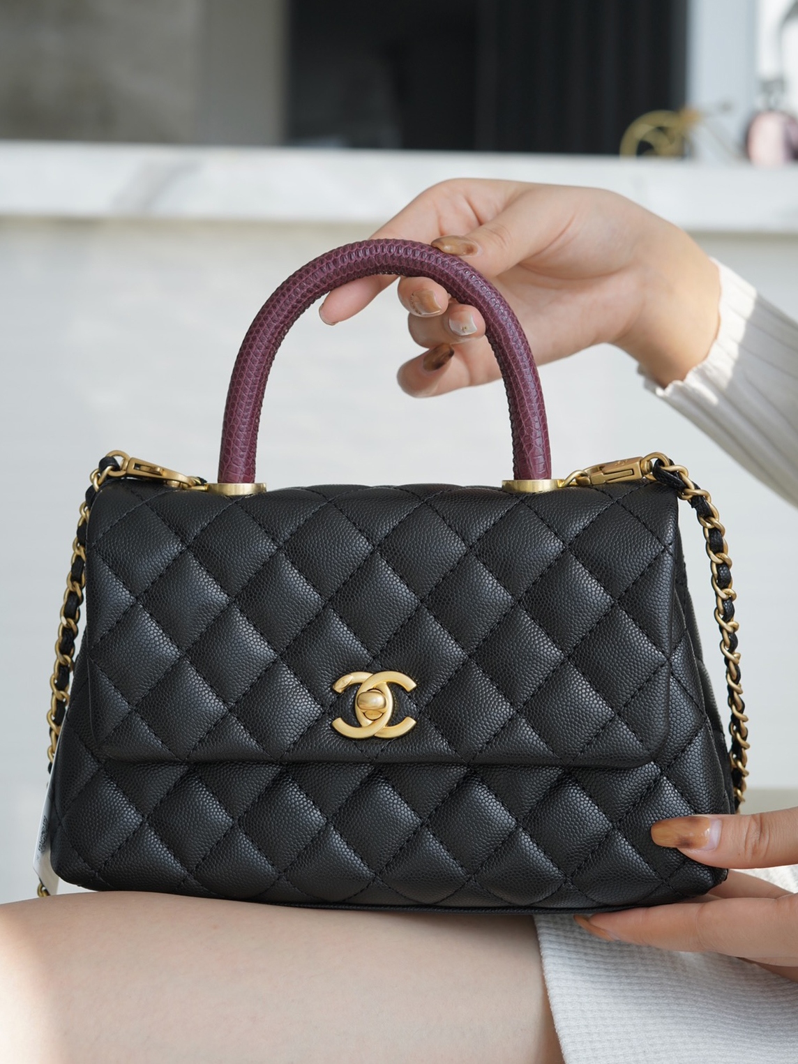 CHANEL-코코핸들 플랩백-145