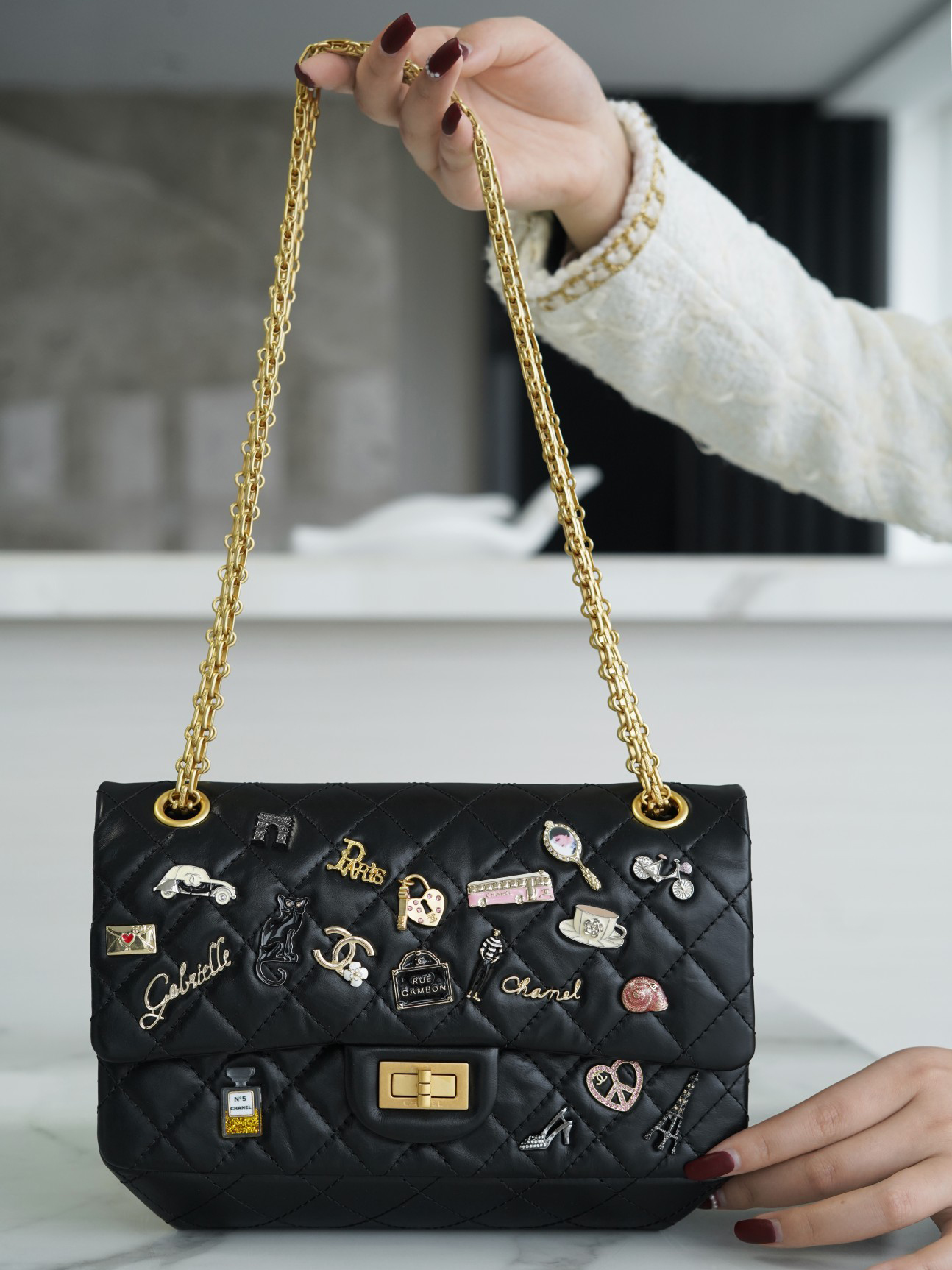 CHANEL-빈티지 2.55 플랩백-189