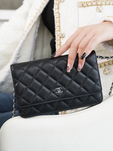 CHANEL-클래식 WOC 캐비어 미니 크로스백 (19cm)-191