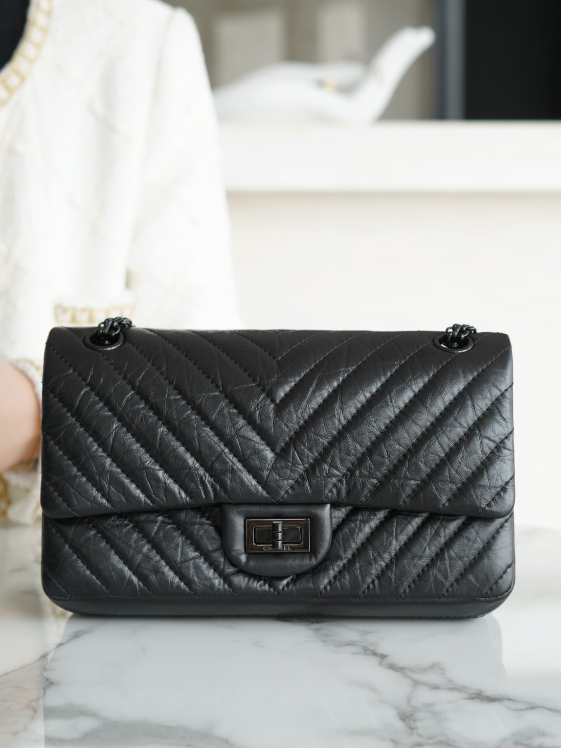 CHANEL-빈티지 2.55 플랩백-192