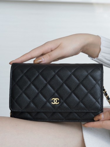 CHANEL-클래식 WOC 캐비어 미니 크로스백 (19cm)-209