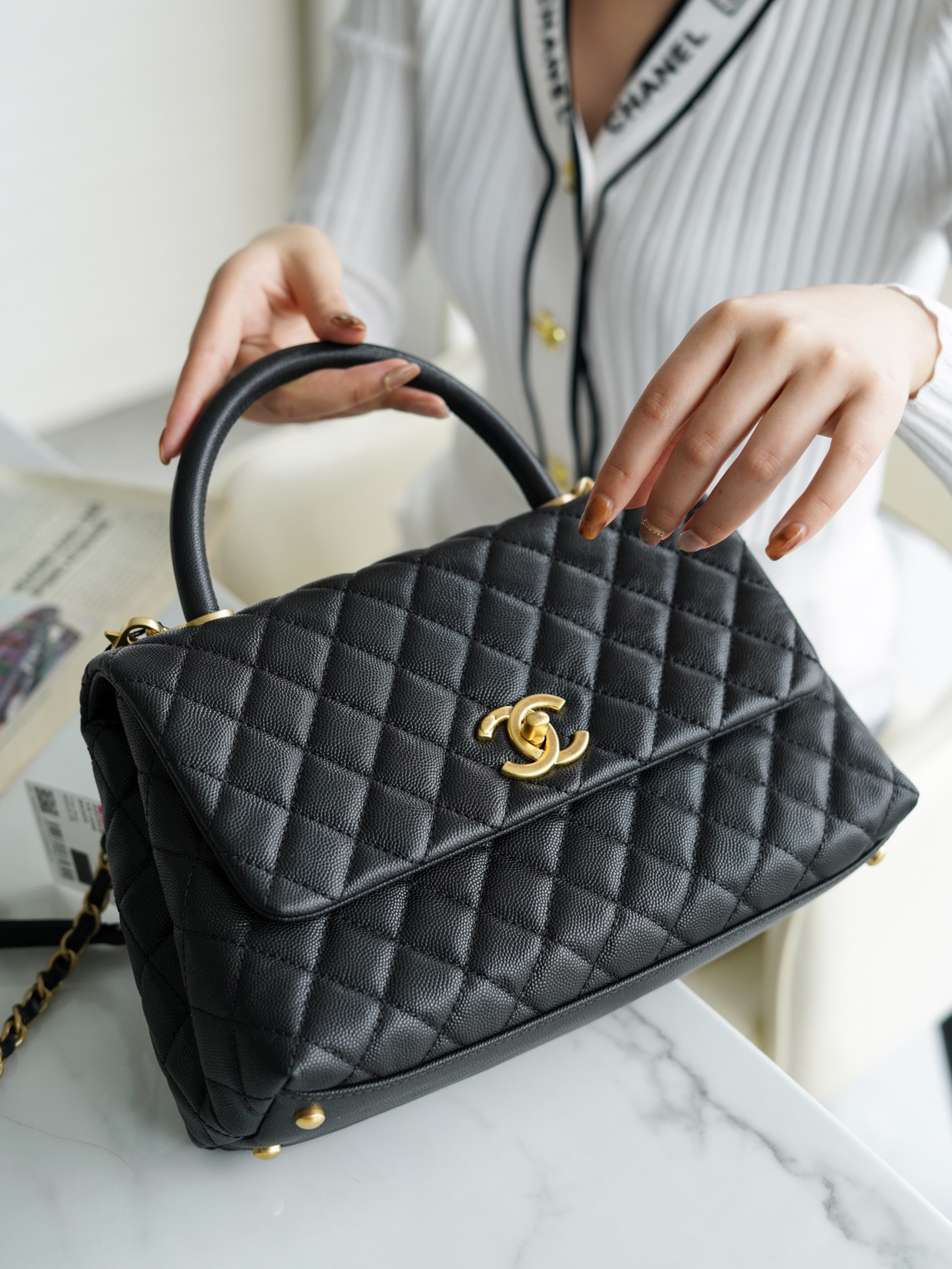 CHANEL-코코핸들 플랩백-219