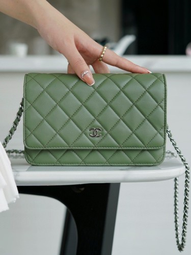 CHANEL-클래식 WOC 캐비어 미니 크로스백 (19cm)-267