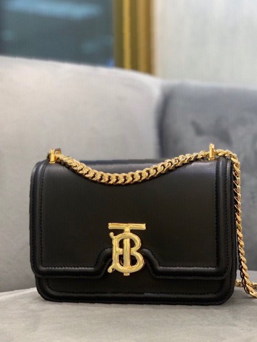 BURBERRY-버버리 레더 체인 TB 백-57