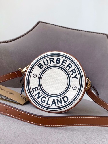 BURBERRY-버버리 로고 그래픽 캔버스 레더 루이스 백-61