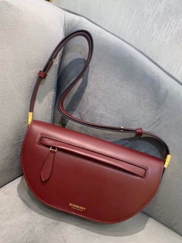 BURBERRY-버버리 투톤 레더 올림피아 백-78