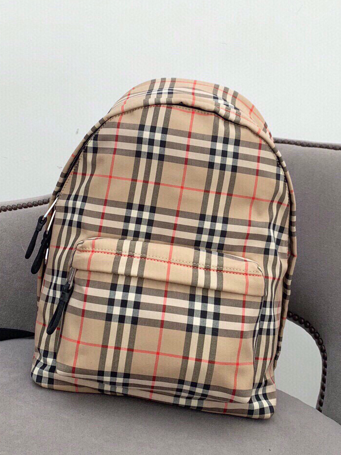 BURBERRY-버버리 빈티지 체크 나일로 백팩-85