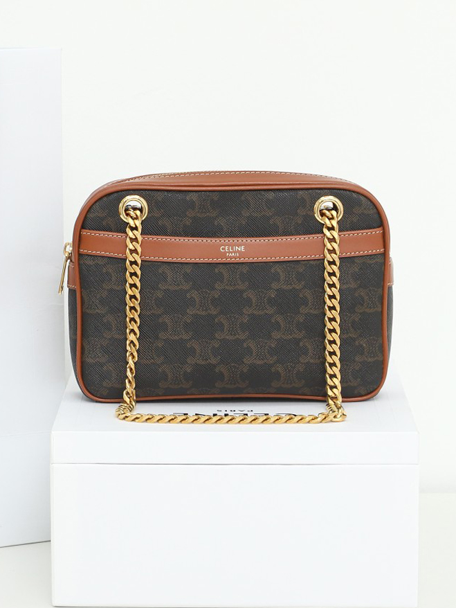 CELINE-트리오페 파타팡스 숄더백-4