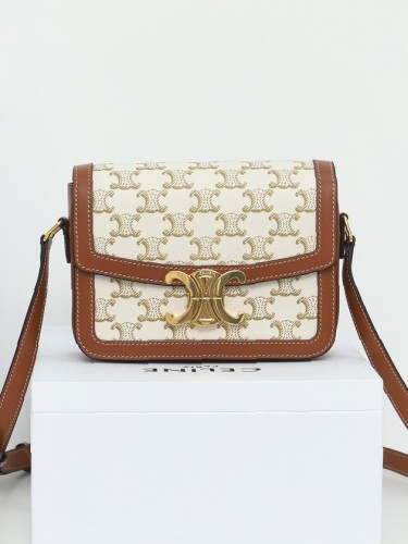 CELINE-트리오페 캠버스 숄더백-44